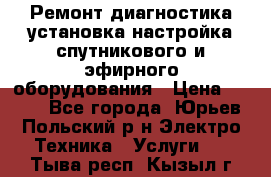 Ремонт,диагностика,установка,настройка спутникового и эфирного оборудования › Цена ­ 900 - Все города, Юрьев-Польский р-н Электро-Техника » Услуги   . Тыва респ.,Кызыл г.